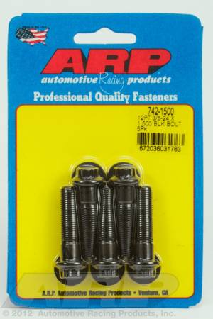 ARP - ARP 742-1500 - 3/8-24 x 1.500 12pt black oxide bolts