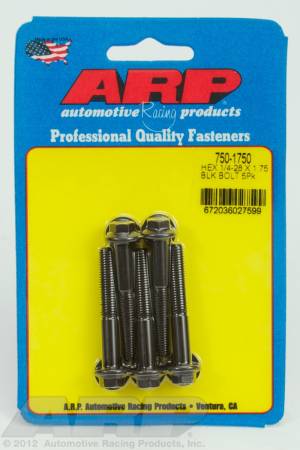 ARP - ARP 750-1750 - 1/4-28 x 1.750 hex black oxide bolts