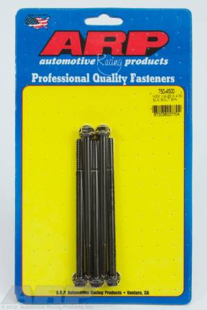 ARP - ARP 750-4500 - 1/4-28 x 4.500 hex black oxide bolts