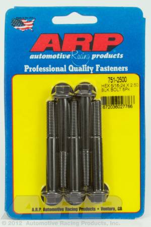 ARP - ARP 751-2500 - 5/16-24 x 2.500 hex black oxide bolts