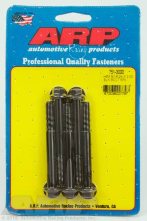 ARP - ARP 751-3000 - 5/16-24 x 3.000 hex black oxide bolts