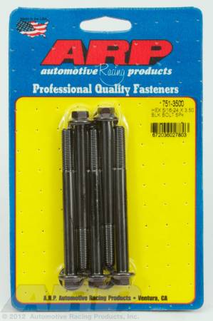 ARP - ARP 751-3500 - 5/16-24 x 3.500 hex black oxide bolts