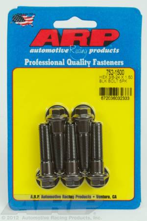 ARP - ARP 752-1500 - 3/8-24 x 1.500 hex black oxide bolts