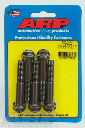 ARP - ARP 752-2250 - 3/8-24 x 2.250 hex black oxide bolts