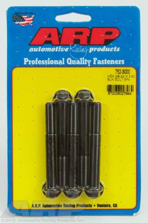 ARP - ARP 752-3000 - 3/8-24 x 3.000 hex black oxide bolts