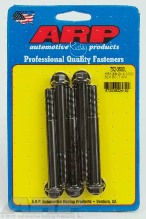 ARP - ARP 752-3500 - 3/8-24 x 3.500 hex black oxide bolts