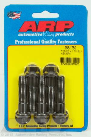 ARP - ARP 753-1750 - 7/16-20 x 1.750 hex black oxide bolts