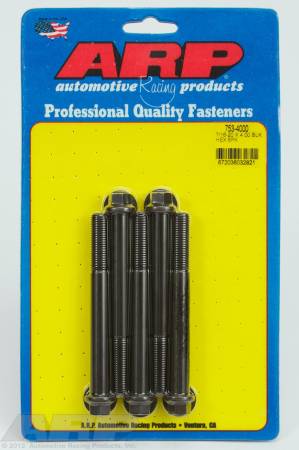 ARP - ARP 753-4000 - 7/16-20 x 4.000 hex black oxide bolts