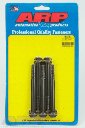 ARP - ARP 754-3750 - 3/8-24 x 3.750 hex 7/16 wrenching black oxide bolts