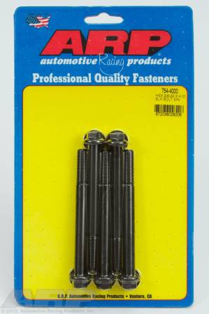 ARP - ARP 754-4000 - 3/8-24 x 4.000 hex 7/16 wrenching black oxide bolts