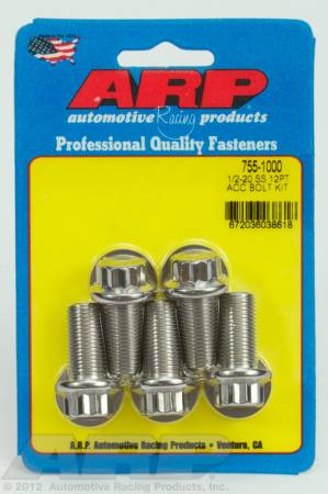 ARP - ARP 755-1000 - 1/2-20 x 1.000 12pt SS bolts