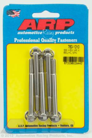 ARP - ARP 760-1010 - M6 x 1.00 x 65 hex SS bolts