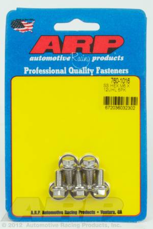 ARP - ARP 760-1016 - M6 x 1.00 x 12 hex SS bolts