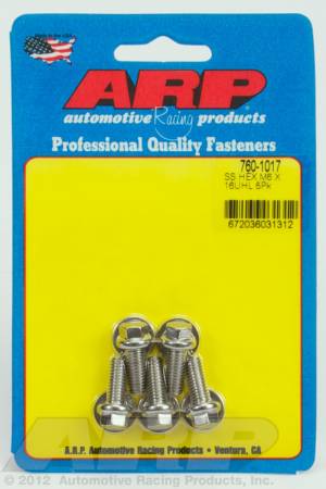 ARP - ARP 760-1017 - M6 x 1.00 x 16 hex SS bolts