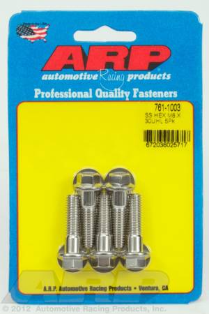 ARP - ARP 761-1003 - M8 x 1.25 x 30 hex SS bolts