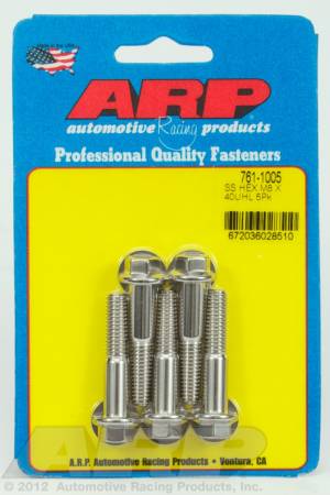 ARP - ARP 761-1005 - M8 x 1.25 x 40 hex SS bolts