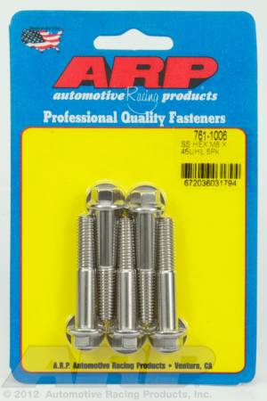 ARP - ARP 761-1006 - M8 x 1.25 x 45 hex SS bolts