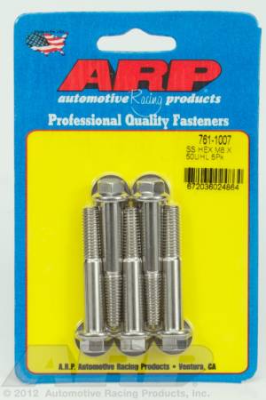 ARP - ARP 761-1007 - M8 x 1.25 x 50 hex SS bolts