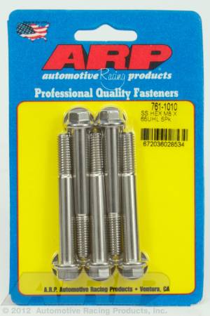 ARP - ARP 761-1010 - M8 x 1.25 x 65 hex SS bolts