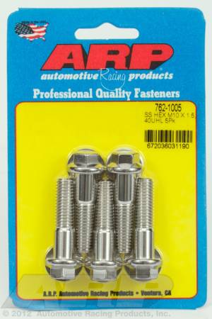 ARP - ARP 762-1005 - M10 x 1.50 x 40 hex SS bolts