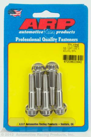 ARP - ARP 771-1005 - M8 x 1.25 x 40 12pt SS bolts