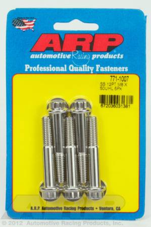 ARP - ARP 771-1007 - M8 x 1.25 x 50 12pt SS bolts