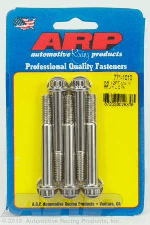 ARP - ARP 771-1010 - M8 x 1.25 x 65 12pt SS bolts