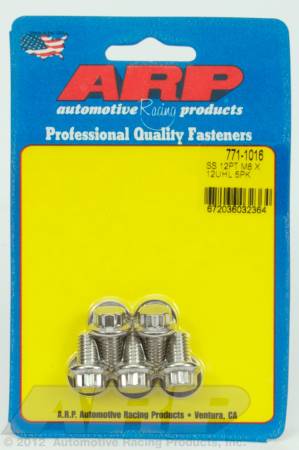 ARP - ARP 771-1016 - M8 x 1.25 x 12 12pt SS bolts