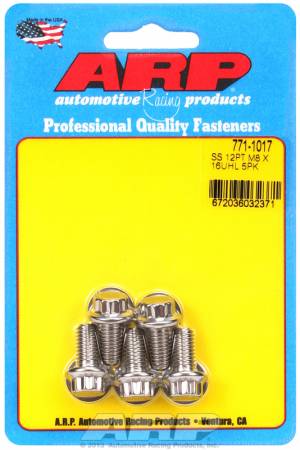 ARP - ARP 771-1017 - M8 x 1.25 x 16 12pt SS bolts