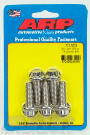 ARP - ARP 772-1003 - M10 x 1.50 x 30 12pt SS bolts