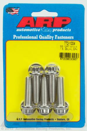 ARP - ARP 772-1004 - M10 x 1.50 x 35 12pt SS bolts