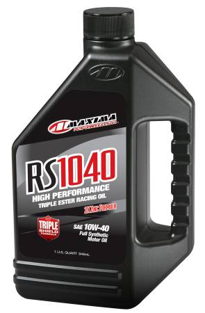 Maxima Racing Oils - Maxima Racing Oils 39-16901 -10W-40  RS1040 Full Synthetic Oil - 1 qt. Bottle