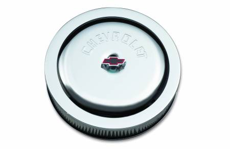 Chevrolet Performance - Chevrolet Performance 12342080 - 14" Air Cleaner with Chevrolet Logo