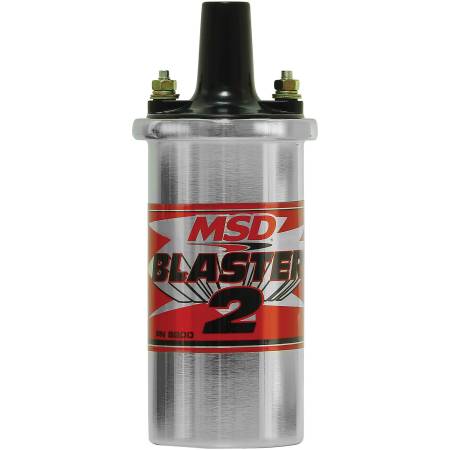MSD - MSD 8200MSD - Chrome Blaster 2 Coil, w/Ballast Hardware