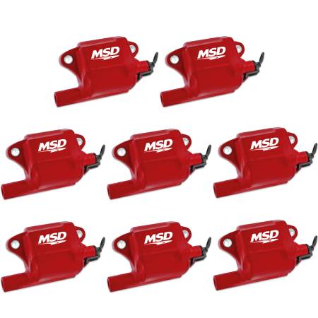 MSD - MSD 82878 - Pro Power Coil for GM LS Series LS2/LS7 Engines, 8-Pack