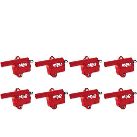 MSD - MSD 82868 - Pro Power Coil GM LS Truck Style, 8-Pack