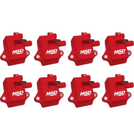 MSD - MSD 82858 - Pro Power Coils for GM LS1/LS6 Engines, 8-Pack