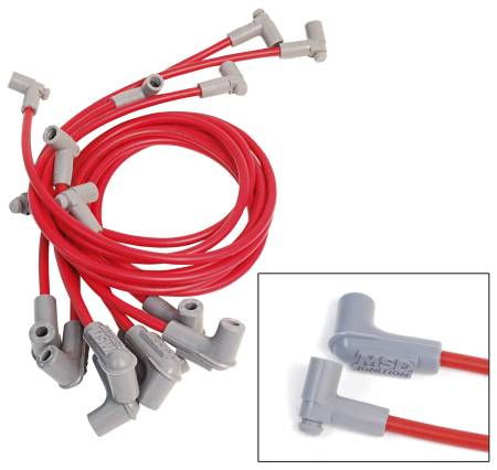 MSD - MSD 31299 - Red Super Conductor Big Block Chevy for use with Low Profile Distributor