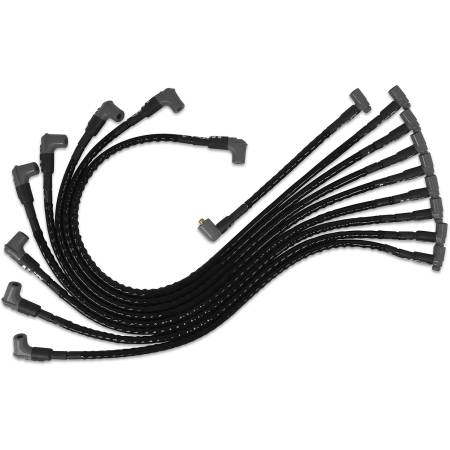 MSD - MSD 35591 - Sleeved Spark Plug Wires for SBC under exhaust, HEI