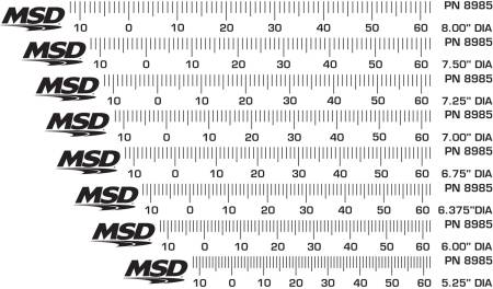 MSD - MSD 8985 - Timing Tapes for Harmonic Balancers