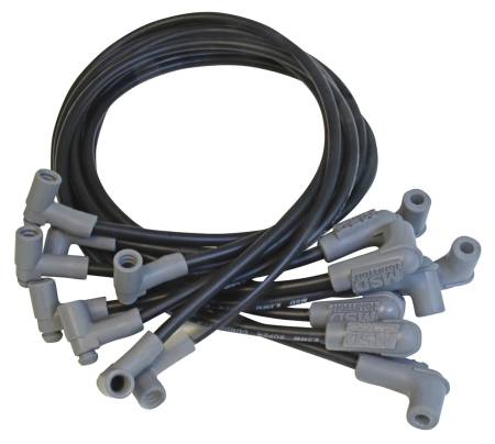 MSD - MSD 35603 - Wire Set, SC Blk, BB Chevy for use with HEI Tower Cap