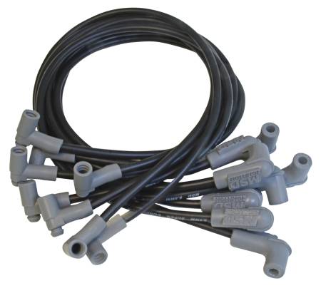 MSD - MSD 35653 - Wire Set, SC Blk, SB Chevy w/HEI Tower Cap