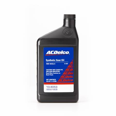 ACDelco - ACDelco 10-4053 - GL-5 75W-140 Synthetic Gear Oil - 1 L