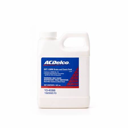 ACDelco - ACDelco 10-4086 - DOT 4 Hydraulic Brake and Clutch Fluid - 16 oz