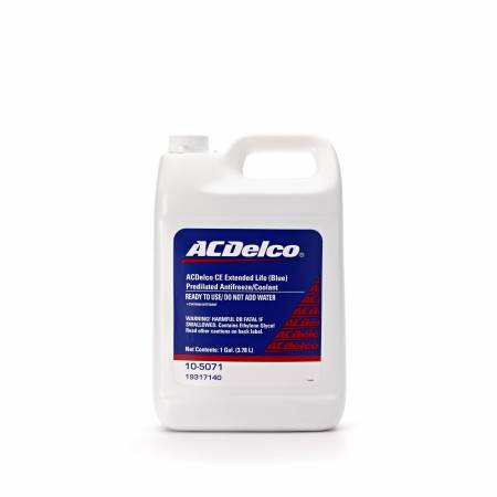 ACDelco - ACDelco 10-5071 - CE Extended Life (Blue) 50/50 Pre-Mix Engine Coolant - 1 gal