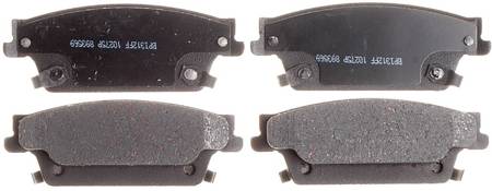 ACDelco - ACDelco 14D1020CHF1 - Ceramic Rear Disc Brake Pad Set