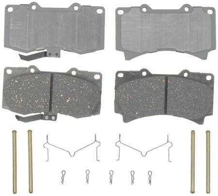 ACDelco - ACDelco 14D1119CHF1 - Ceramic Front Disc Brake Pad Set with Hardware
