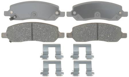 ACDelco - ACDelco 14D1172CHF1 - Ceramic Rear Disc Brake Pad Set with Hardware