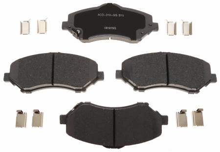 ACDelco - ACDelco 14D1273ACHF1 - Ceramic Front Disc Brake Pad Set