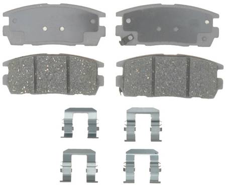 ACDelco - ACDelco 14D1275CHF2 - Ceramic Rear Disc Brake Pad Set with Hardware